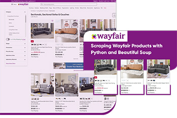Scraping Wayfair Products with Python and Beautiful Soup